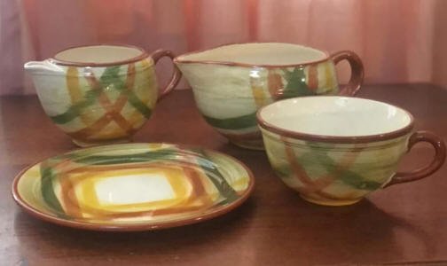 homespun sugar creamer